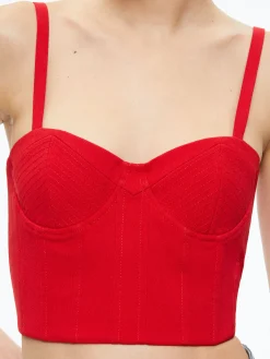 ADARA BUSTIER TOP + JOETTE LOW RISE CARGO PANT