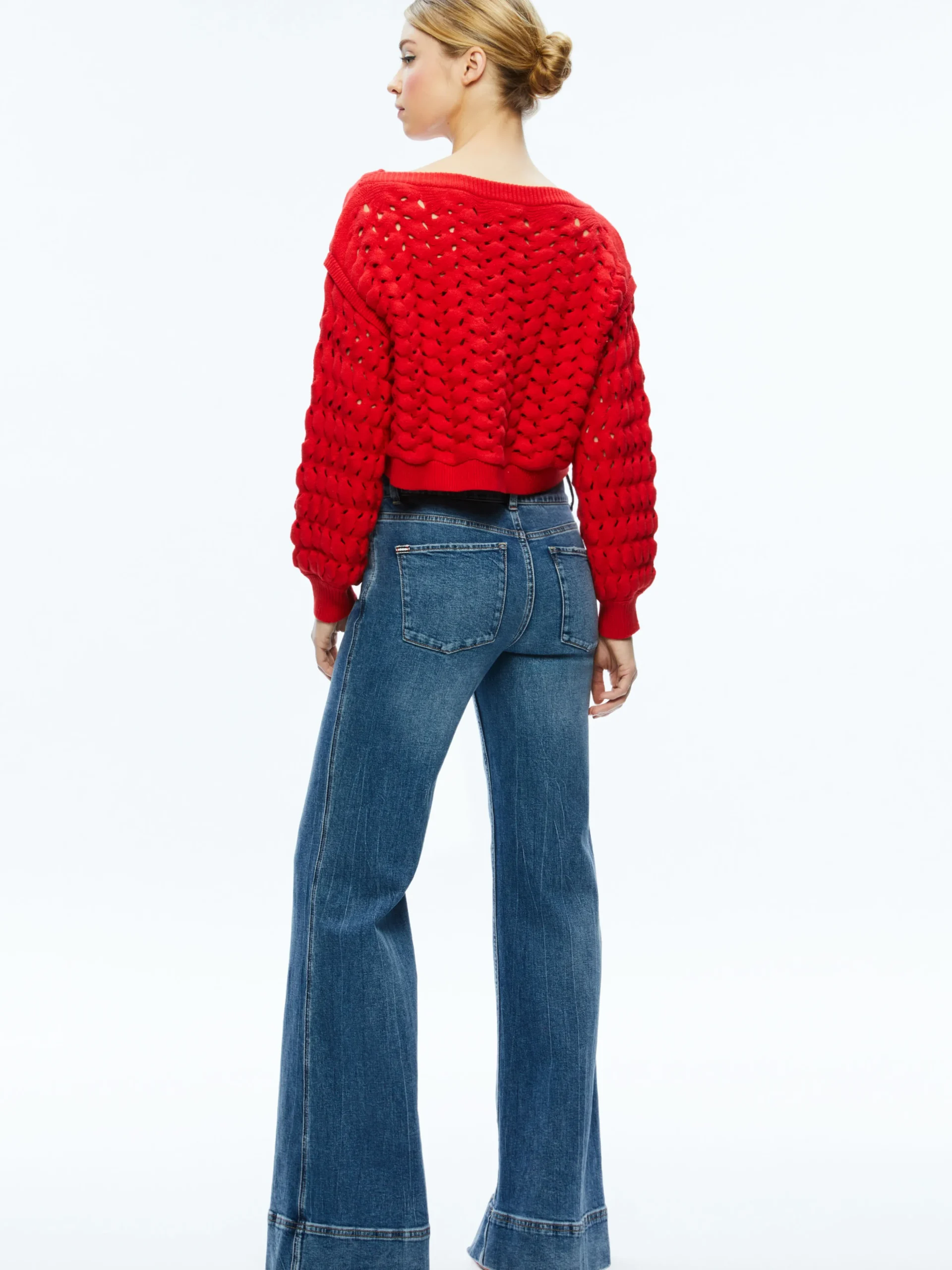 ALLENE CABLE KNIT CREWNECK