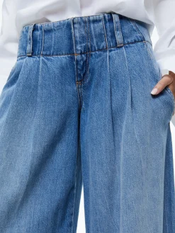 ANDERS LOW RISE PLEATED JEAN