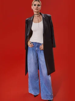 ANDERS LOW RISE PLEATED JEAN