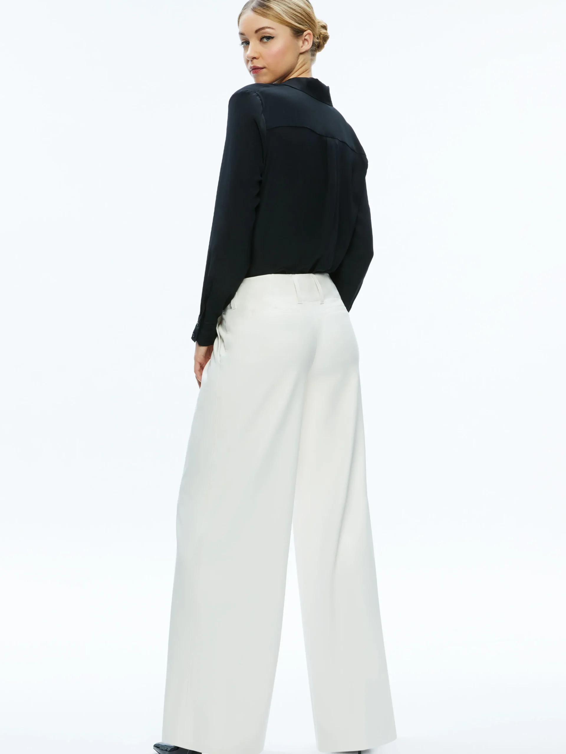 ANDERS VEGAN LEATHER LOW RISE PANT