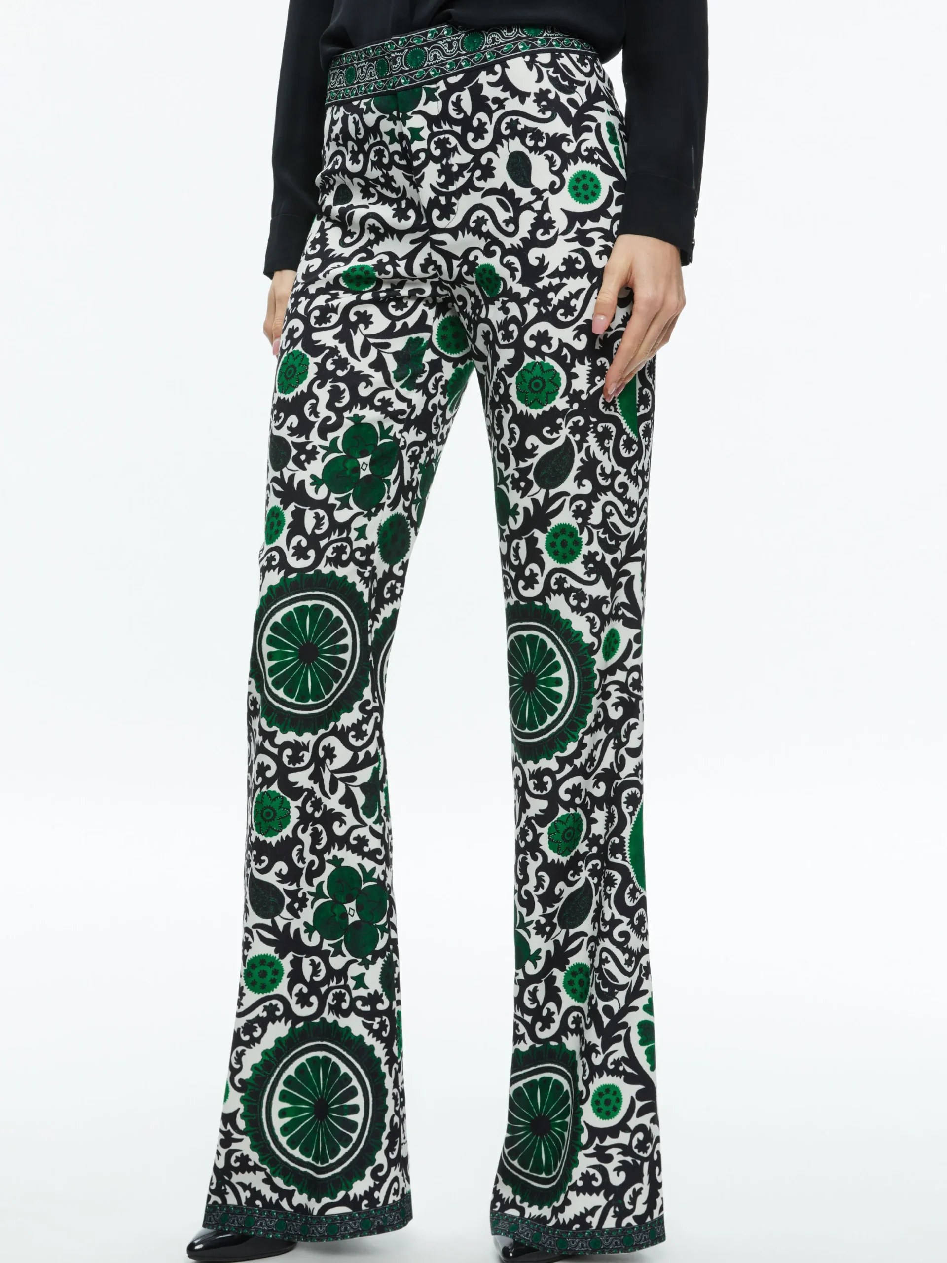 ANDREW HIGH WAISTED BOOTCUT SLIM PANT