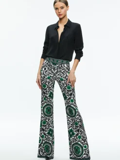ANDREW HIGH WAISTED BOOTCUT SLIM PANT