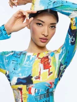 A+O X BASQUIAT DELORA MAXI DRESS