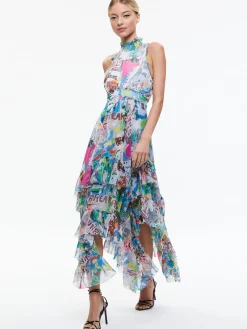 A+O X BASQUIAT EVELYN MAXI DRESS