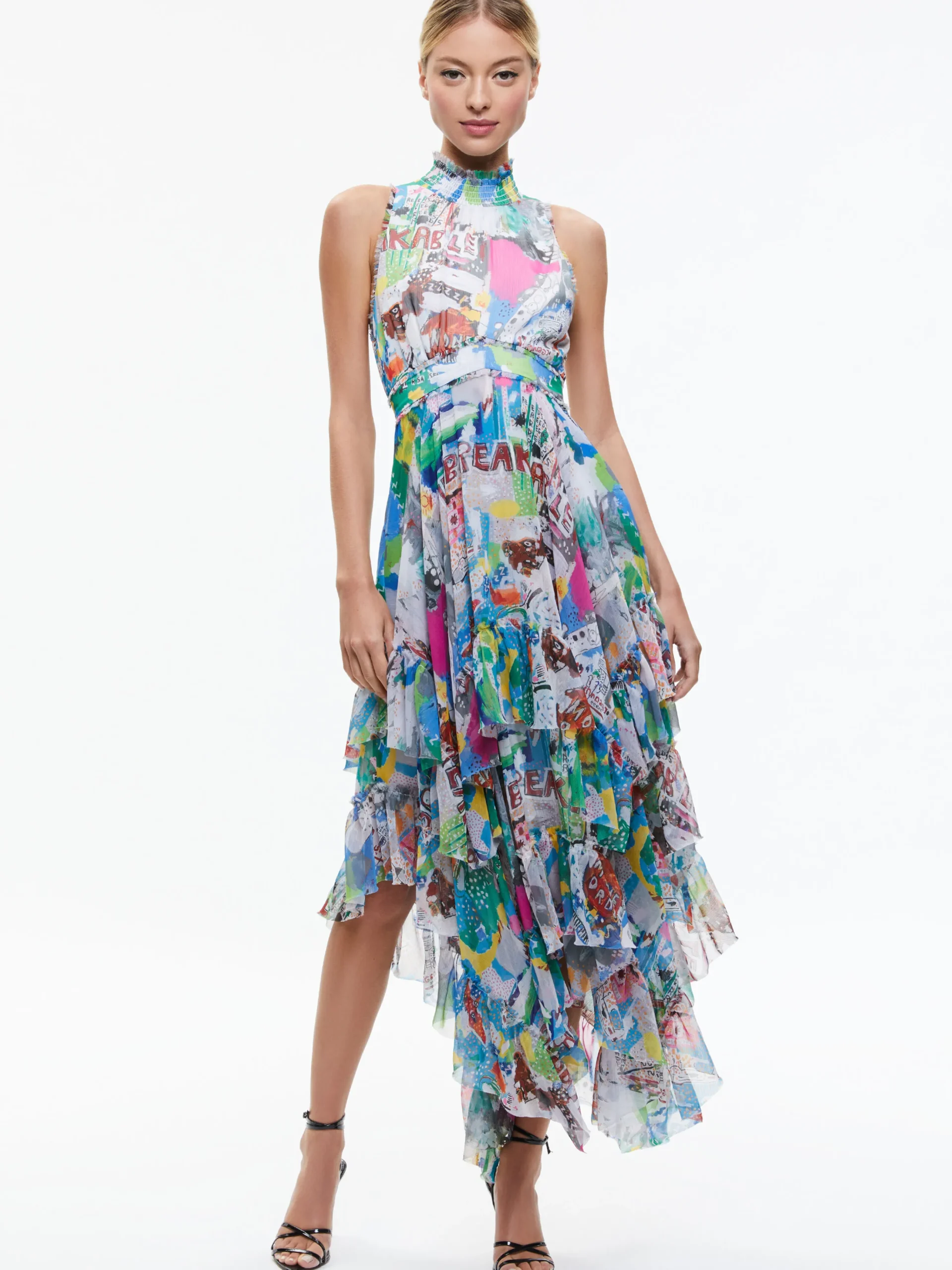 A+O X BASQUIAT EVELYN MAXI DRESS