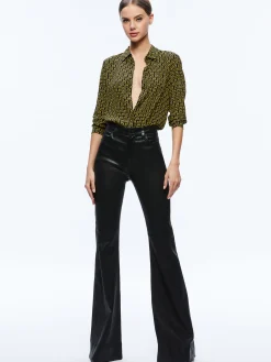 A+O X BASQUIAT WILLA PLACKET TOP