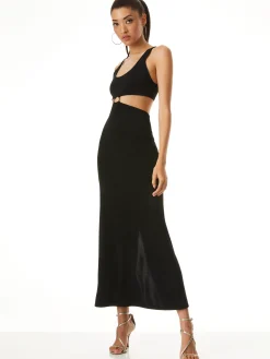 ARIZONA CUTOUT O-RING MAXI DRESS