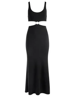 ARIZONA CUTOUT O-RING MAXI DRESS