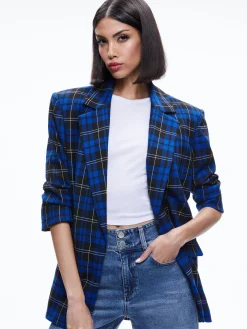 ASHLEY OVERSIZED BLAZER + MAEVE MIDI SLIP SKIRT