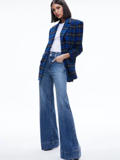 ASHLEY OVERSIZED BLAZER + MAEVE MIDI SLIP SKIRT