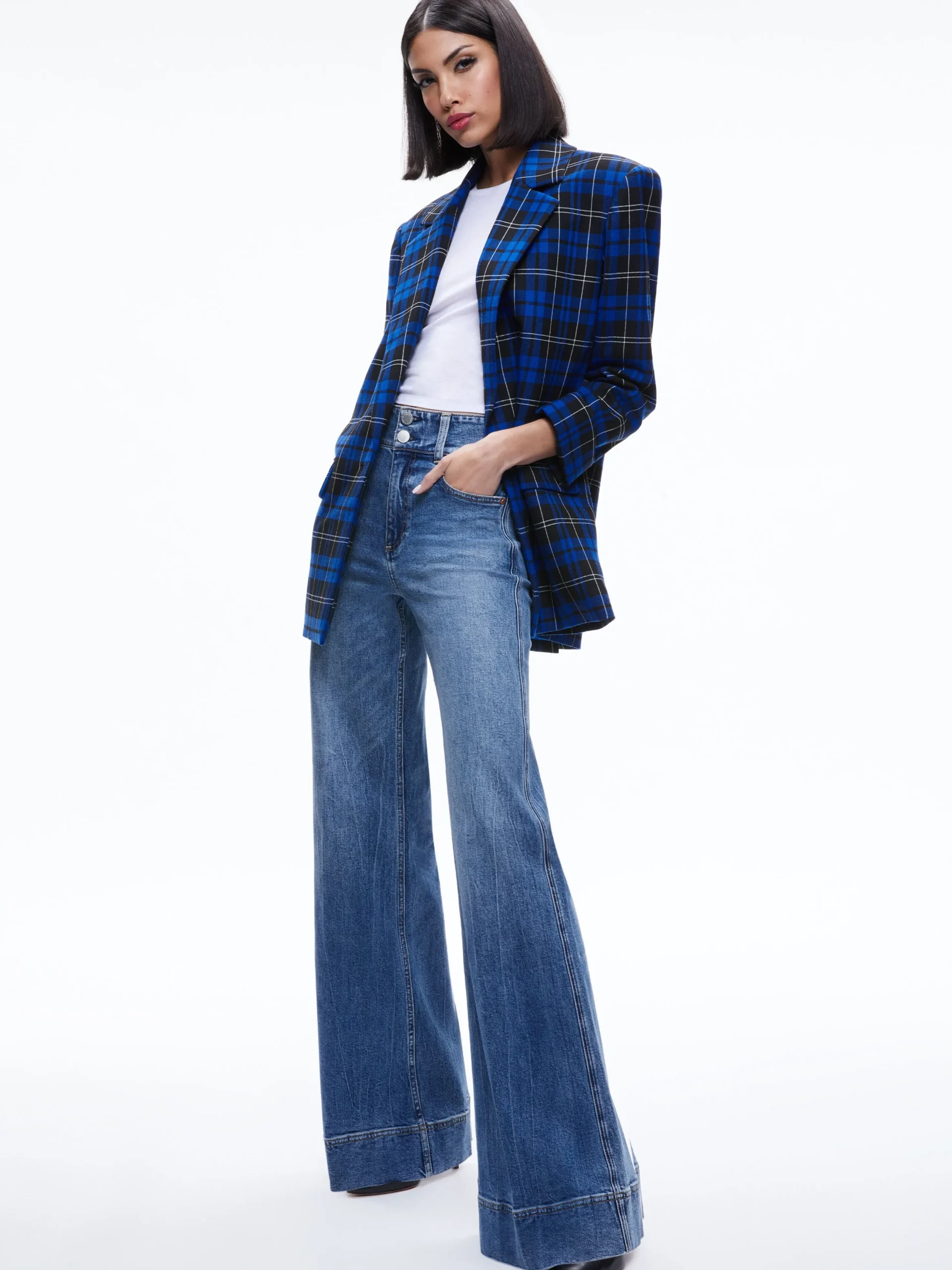 ASHLEY OVERSIZED BLAZER + CADY HIGH WAISTED SHORT