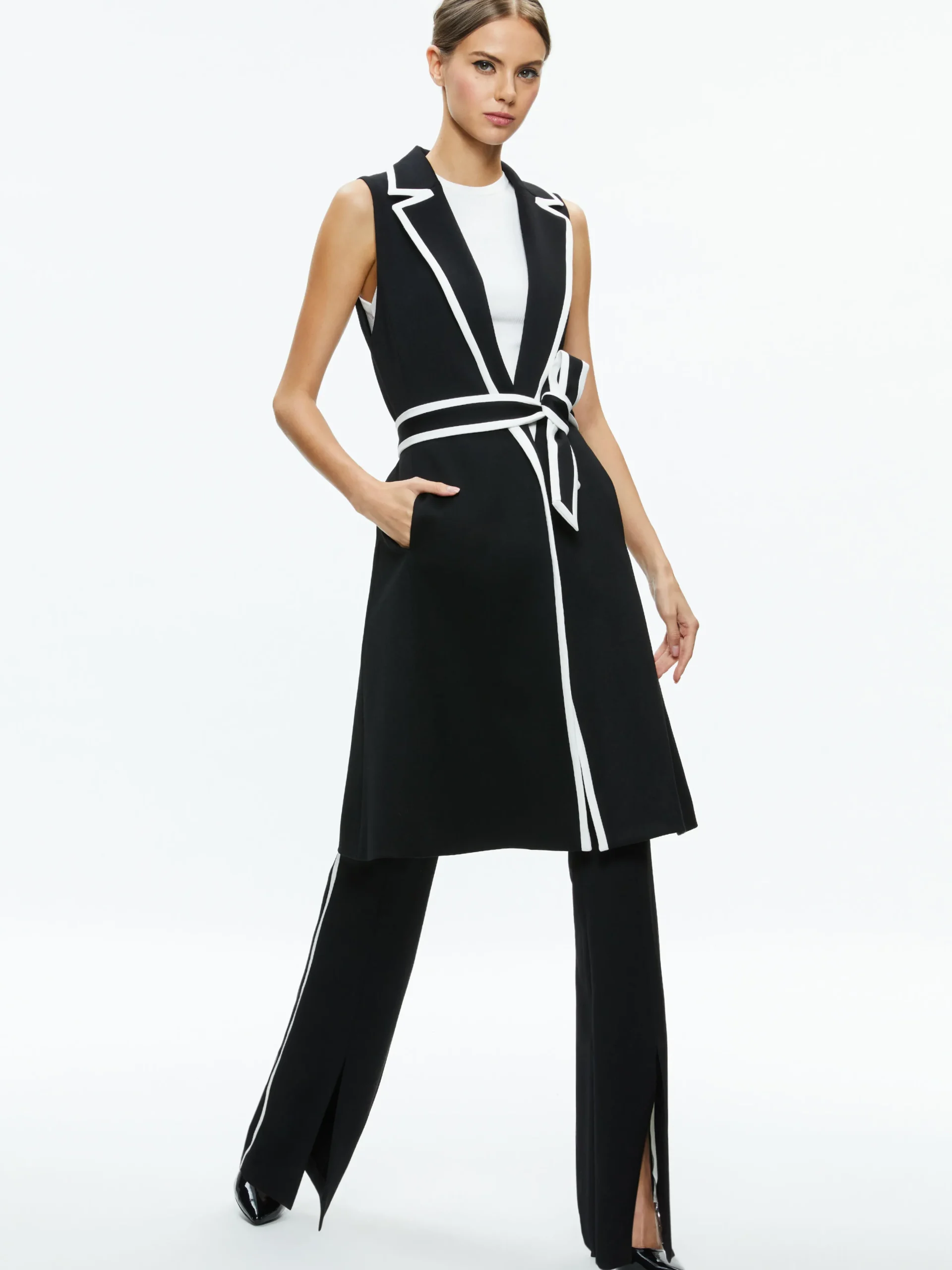 AUBREY LONG TRENCH VEST