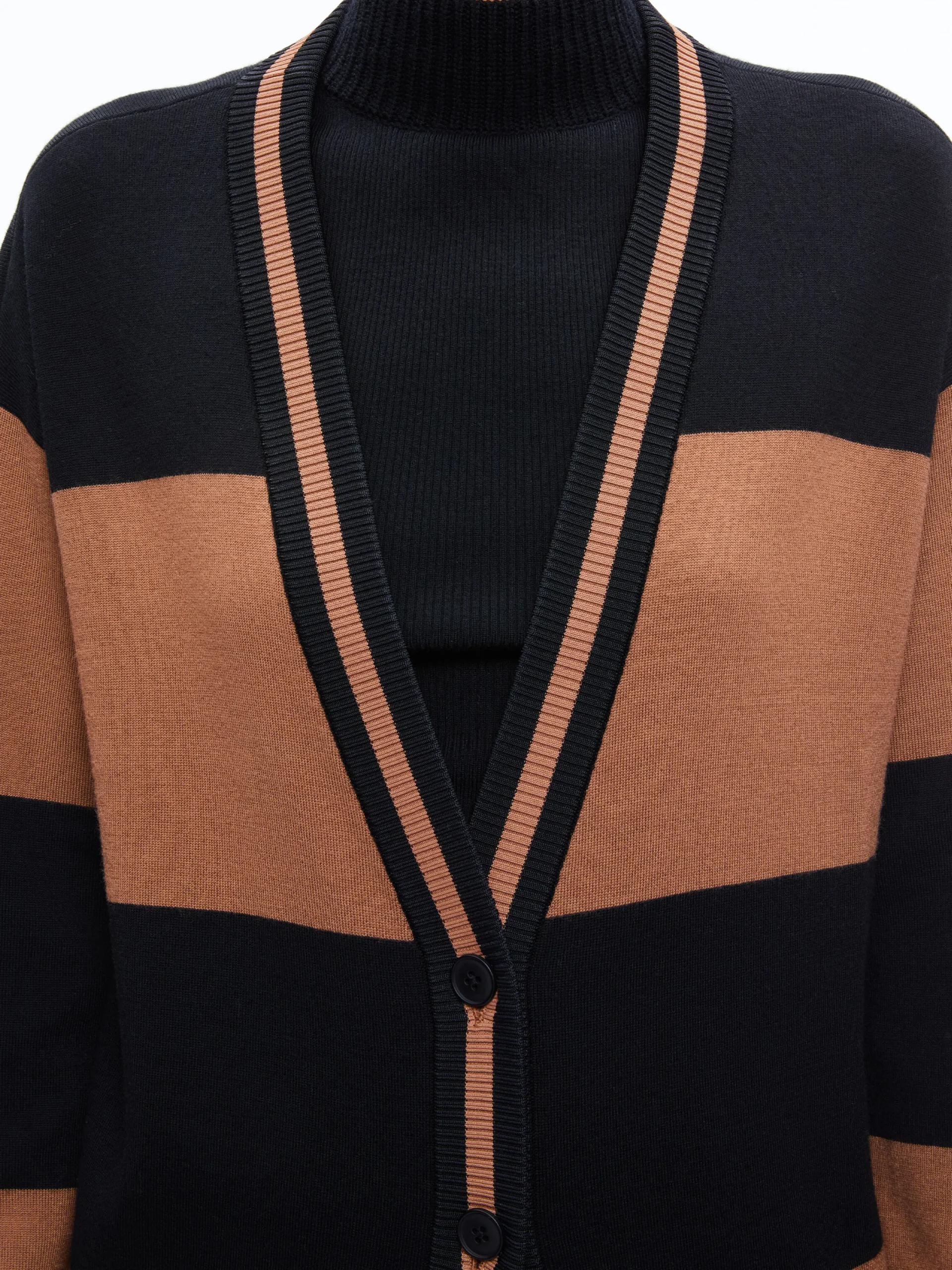 BARRY OVERSIZED V-NECK CARDIGAN