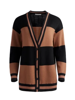 BARRY OVERSIZED V-NECK CARDIGAN