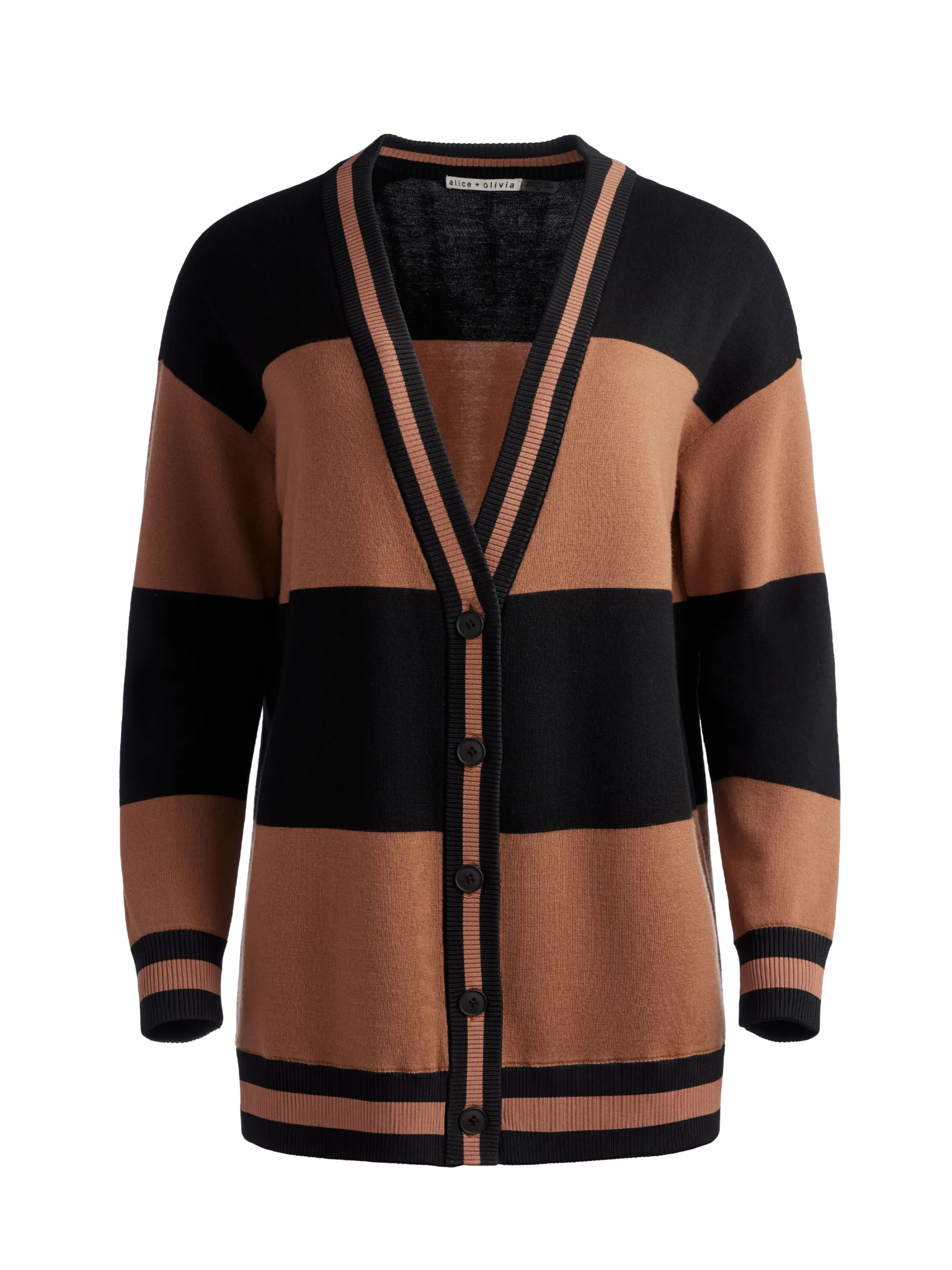 BARRY OVERSIZED V-NECK CARDIGAN