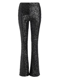 BREANN SEQUIN FITTED BLAZER + LARA SEQUIN BOOTCUT PANT