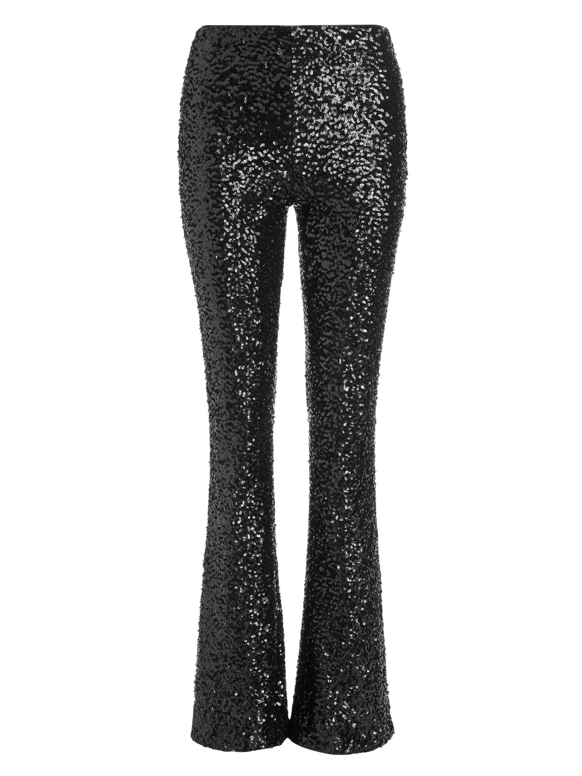 BREANN SEQUIN FITTED BLAZER + LARA SEQUIN BOOTCUT PANT