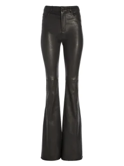 BRENT HIGH WAISTED LEATHER BELL PANT