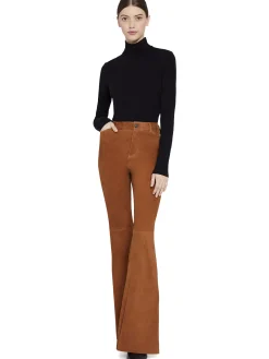 BRENT HIGH WAISTED SUEDE PANT