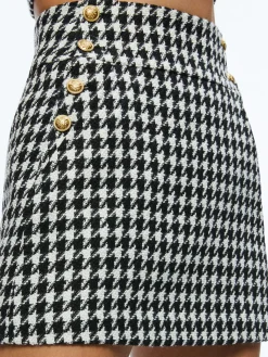 BRESLIN CORSET TOP + DONALD SIDE BUTTON SKIRT