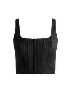 BRESLIN CORSET TOP + SIOBHAN FRONT WRAP MIDI SKIRT