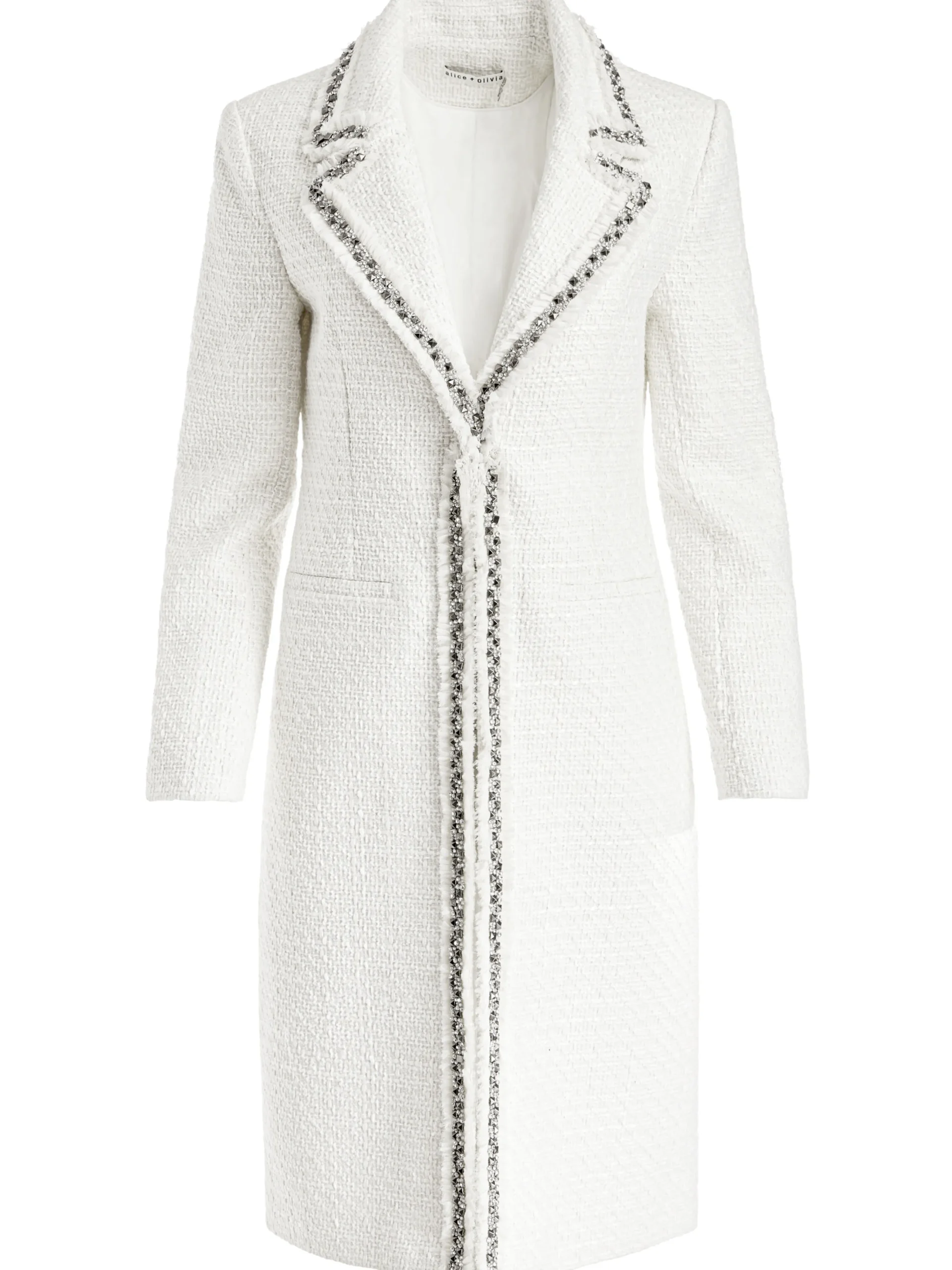 BRET EMBELLISHED LONG BLAZER