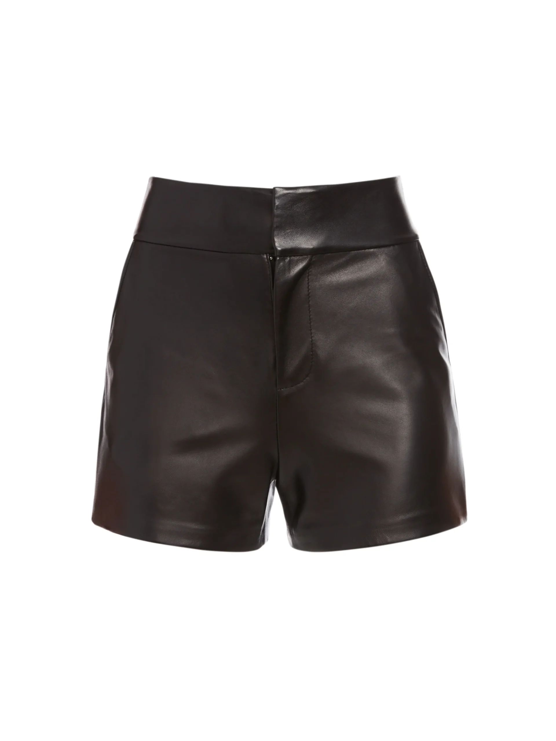 CADY HIGH WAISTED LEATHER SHORT