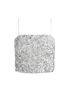 CERESI SEQUIN BANDEAU CROP TOP + MAEVE SEQUIN SLIP SKIRT