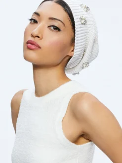 CHIRA SLOUCHY EMBELLISHED HAT