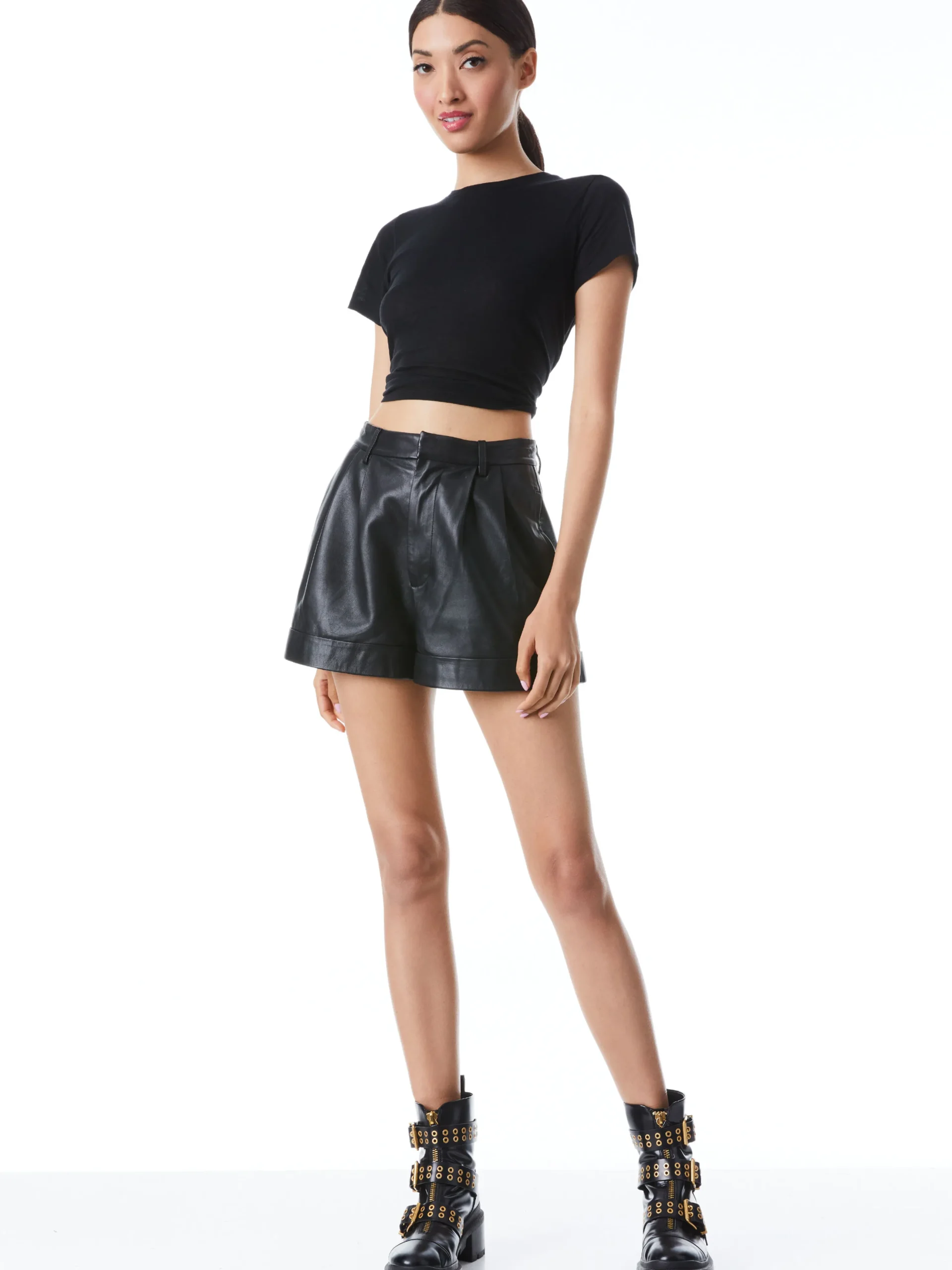 CINDY CLASSIC CROPPED TEE