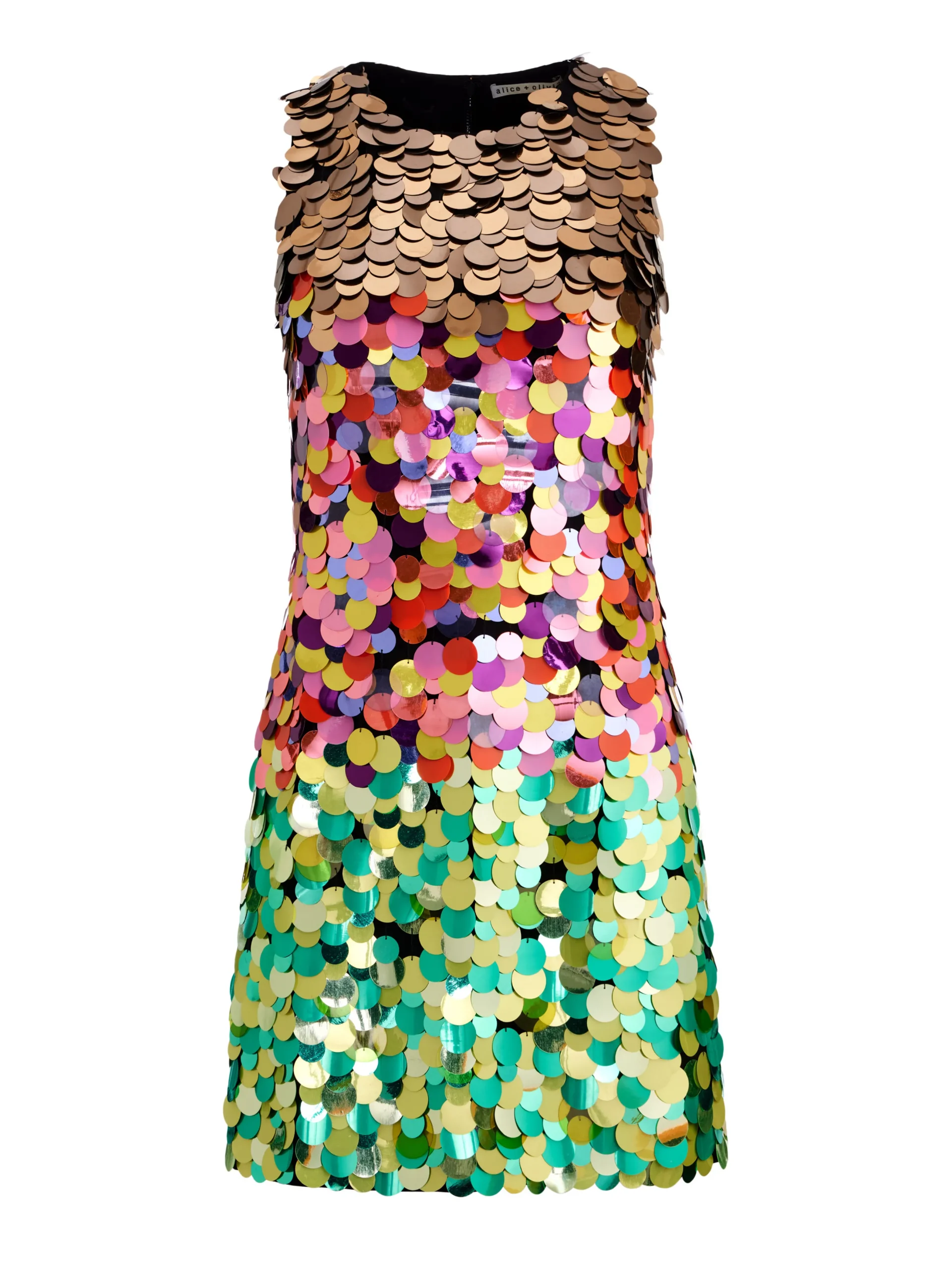 CLYDE EMBELLISHED SHIFT DRESS