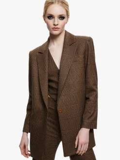 COLLEY NOTCH COLLAR BLAZER + DEANNA HIGH WAISTED BOOTCUT PANT