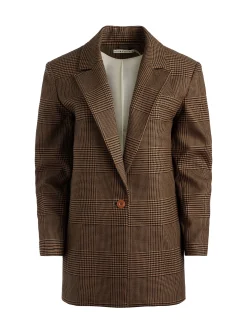 COLLEY NOTCH COLLAR BLAZER + ZONA HIGH WAISTED MINI SKIRT