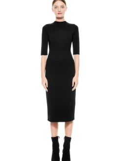 DELORA FITTED MIDI DRESS
