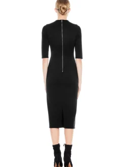DELORA FITTED MIDI DRESS