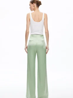 DENNY NOTCH COLLAR BOYFRIEND BLAZER + DEANNA HIGH WAISTED BOOTCUT PANT