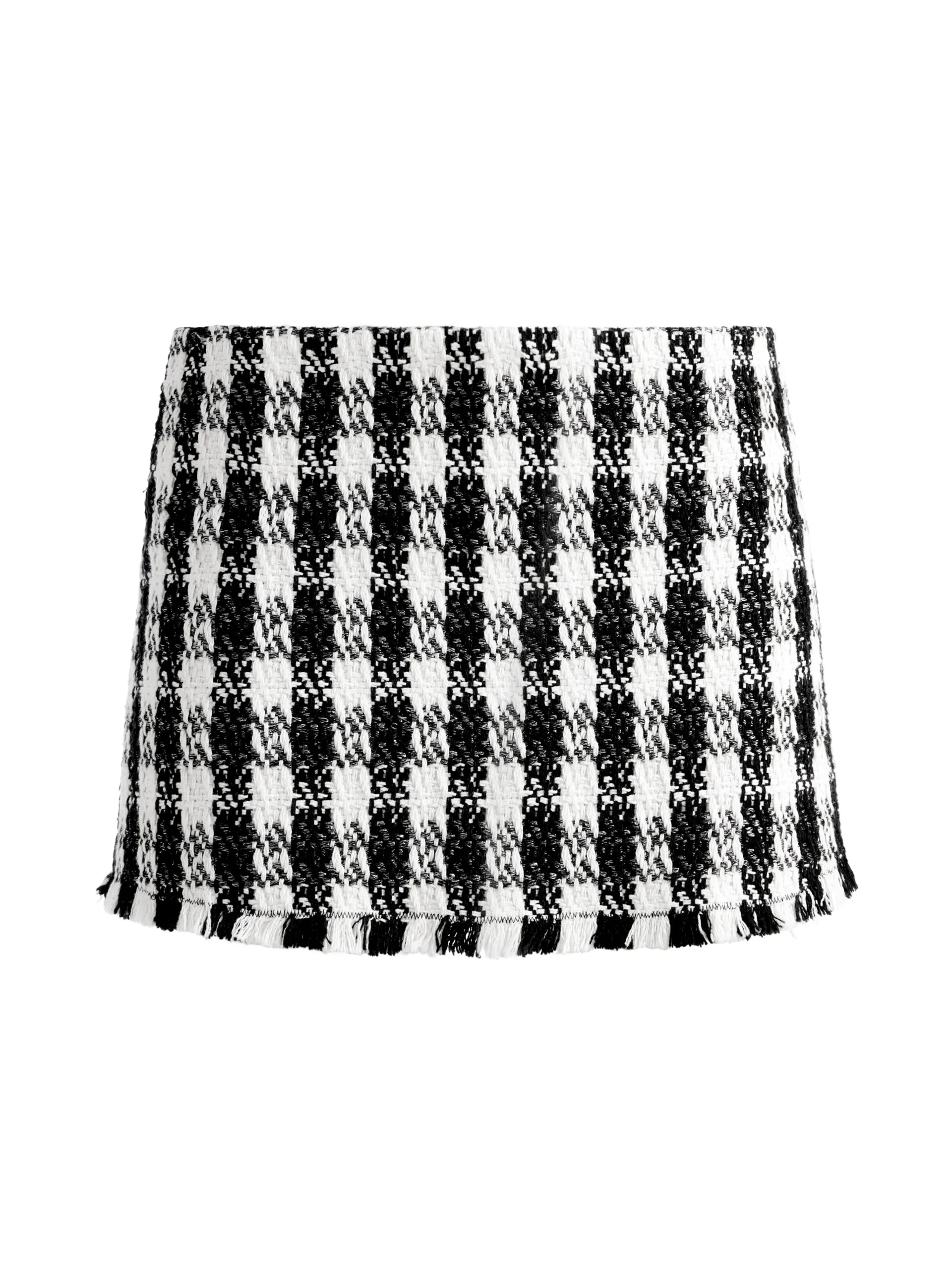 DEON TWO-FER TWEED JACKET + MACE TWEED MINI SKORT