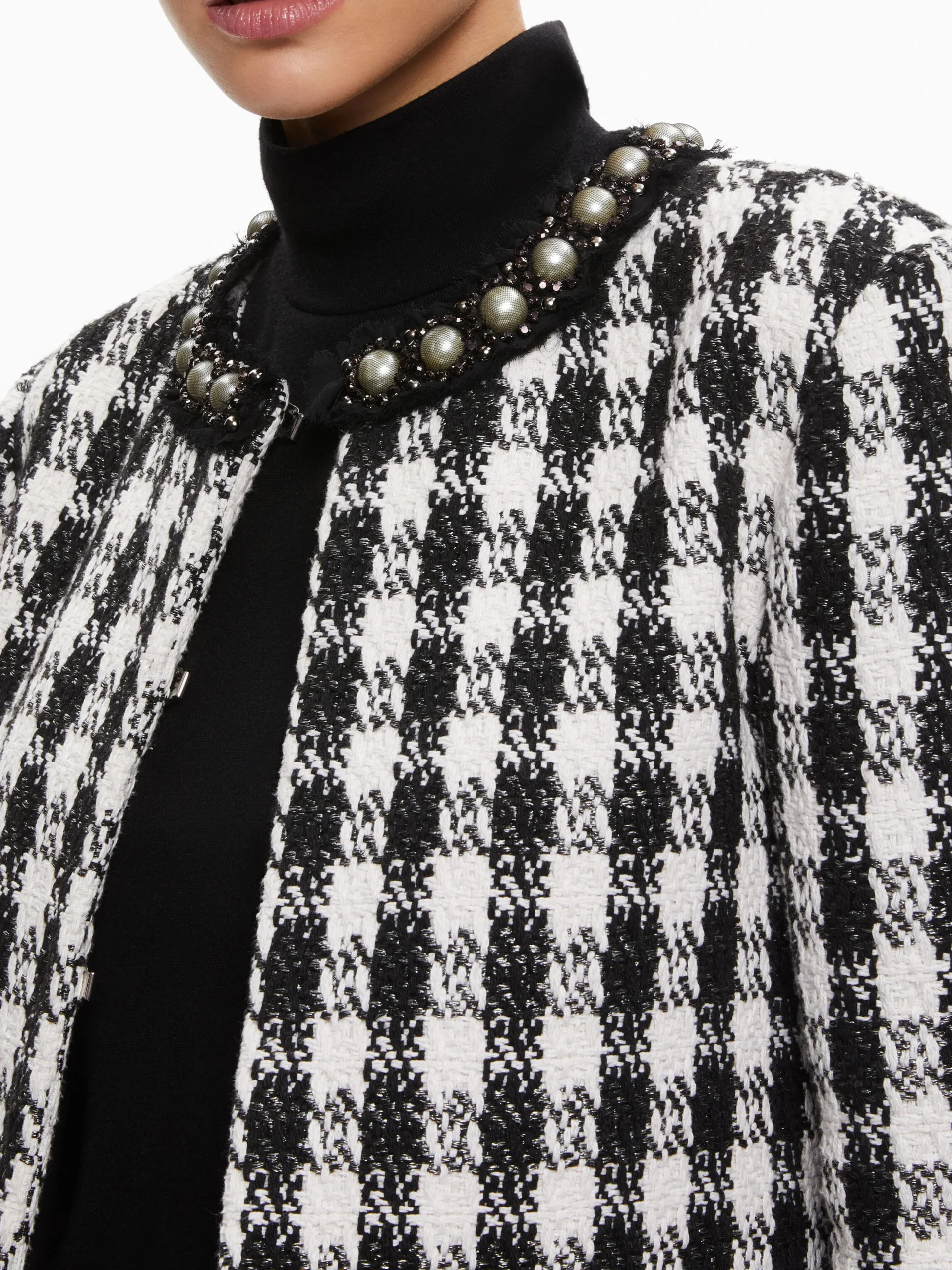 DEON TWO-FER TWEED JACKET + MACE TWEED MINI SKORT