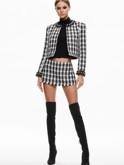 DEON TWO-FER TWEED JACKET + MACE TWEED MINI SKORT