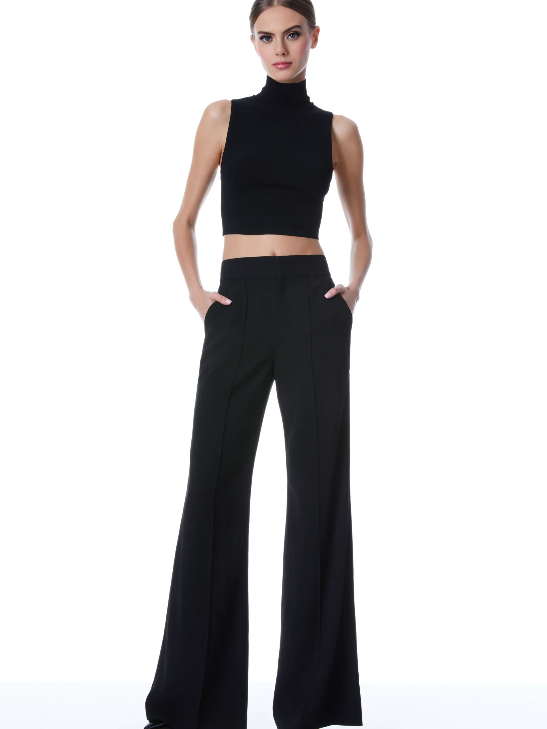 DYLAN HIGH WAISTED WIDE LEG PANT