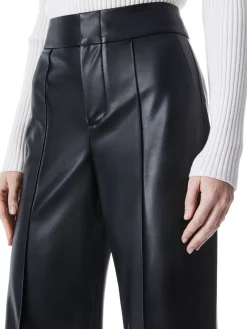 DYLAN VEGAN LEATHER WIDE LEG PANT