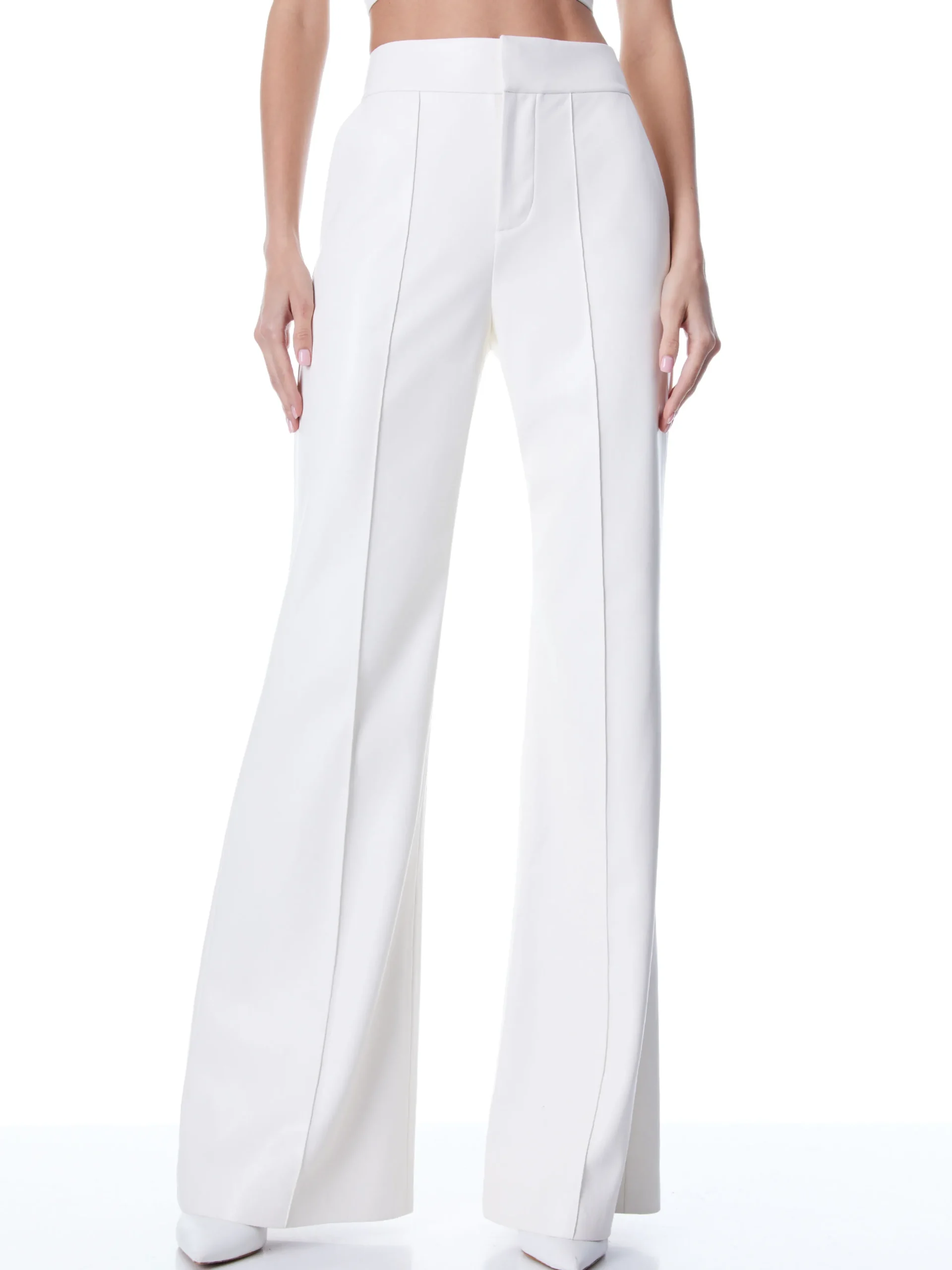 DYLAN VEGAN LEATHER WIDE LEG PANT