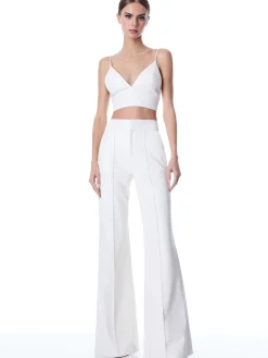 DYLAN VEGAN LEATHER WIDE LEG PANT