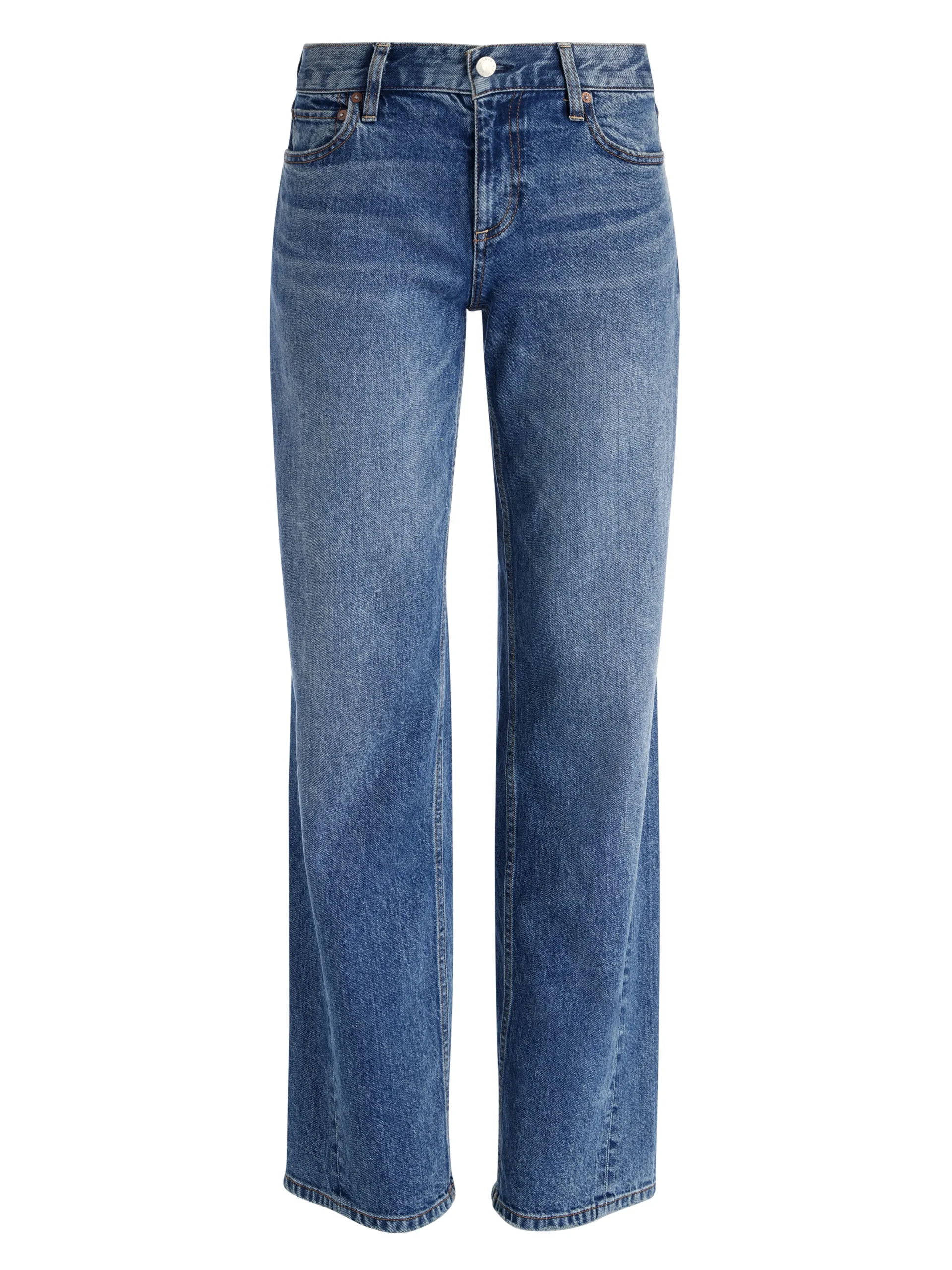 ERNIE LOW RISE BUCKLE BACK JEAN