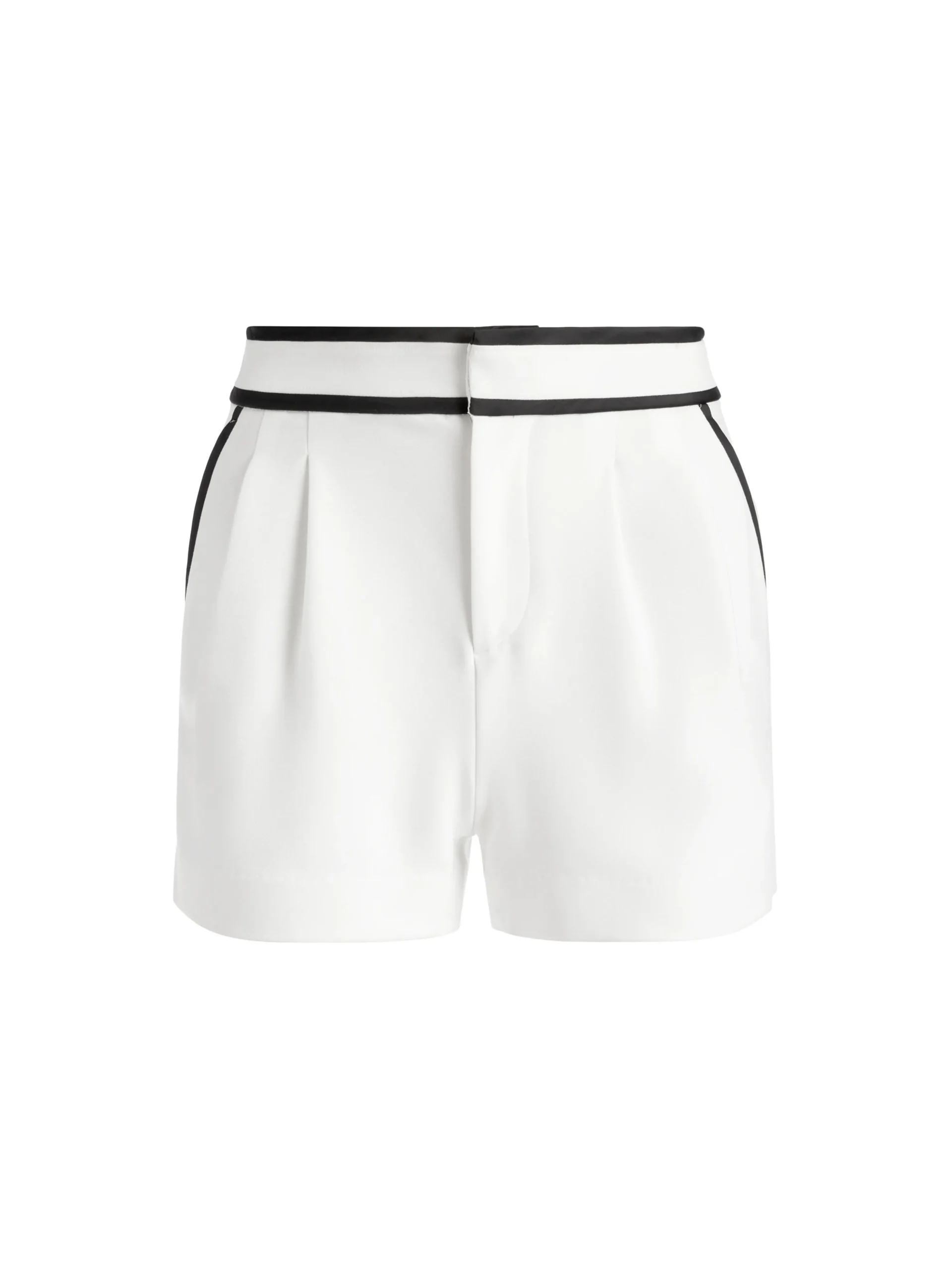 ESTA PLEATED CONTRAST TRIM SHORT