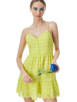 FAE SPAGHETTI STRAP MINI DRESS