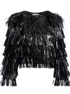 FAWN FRINGE TINSEL JACKET