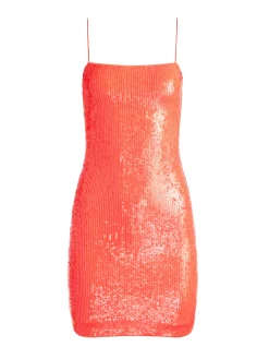 FIFI SEQUIN FITTED MINI CAMI DRESS