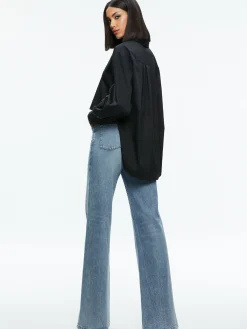 FINELY HIGH-LOW BLOUSE